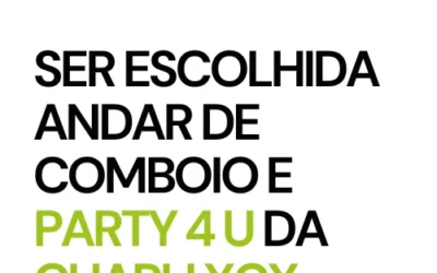 Ser escolhida, andar de comboio e party 4 u da Charli XCX
